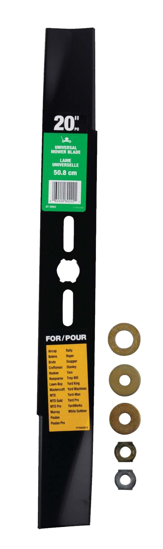 Atlas Lawn Tractor Two Replacement Blade Set, 42-in, Black