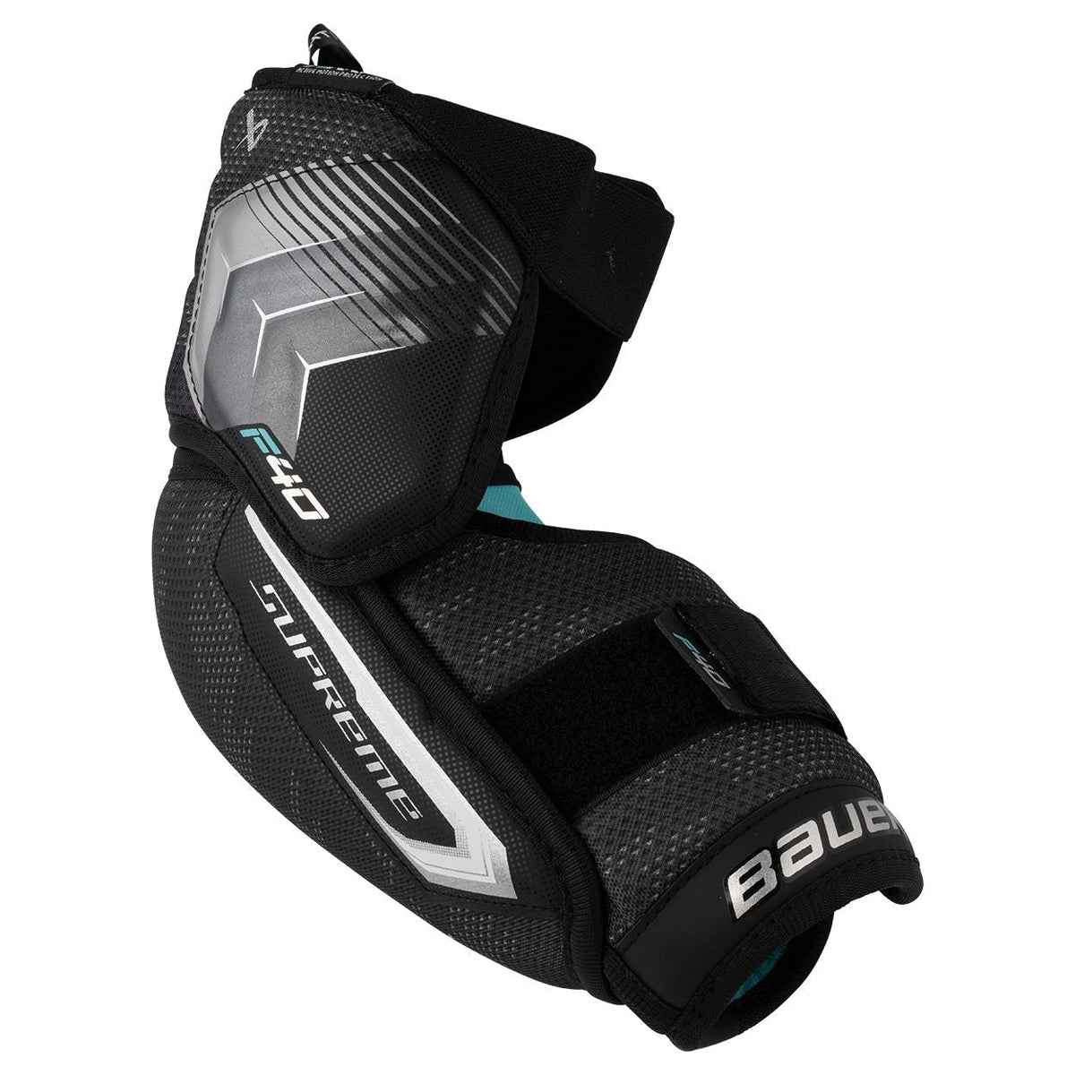 Bauer Supreme F40 Hockey Elbow Pads, Senior, Black, Assorted Sizes