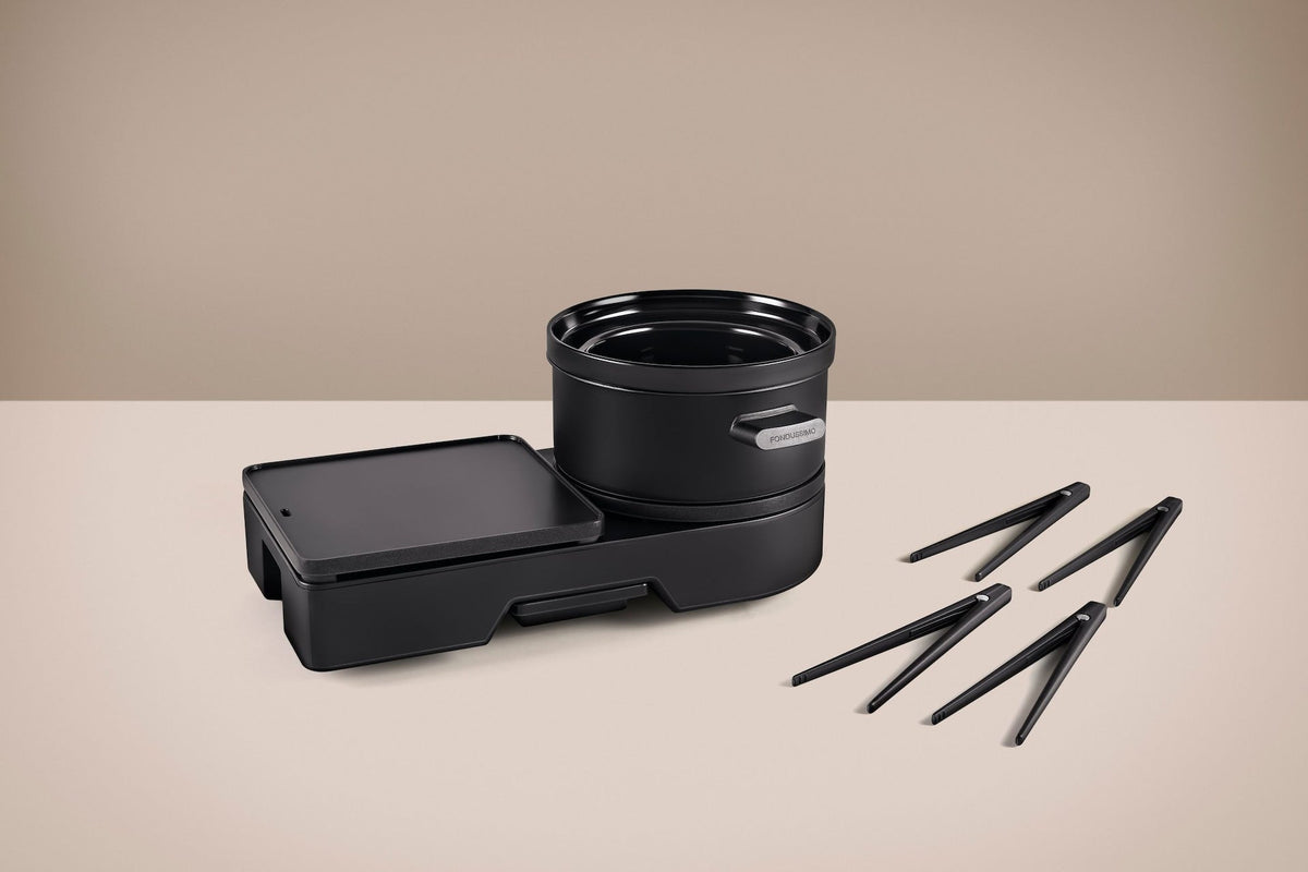Fondussimo Fondue & Grill Set, Black