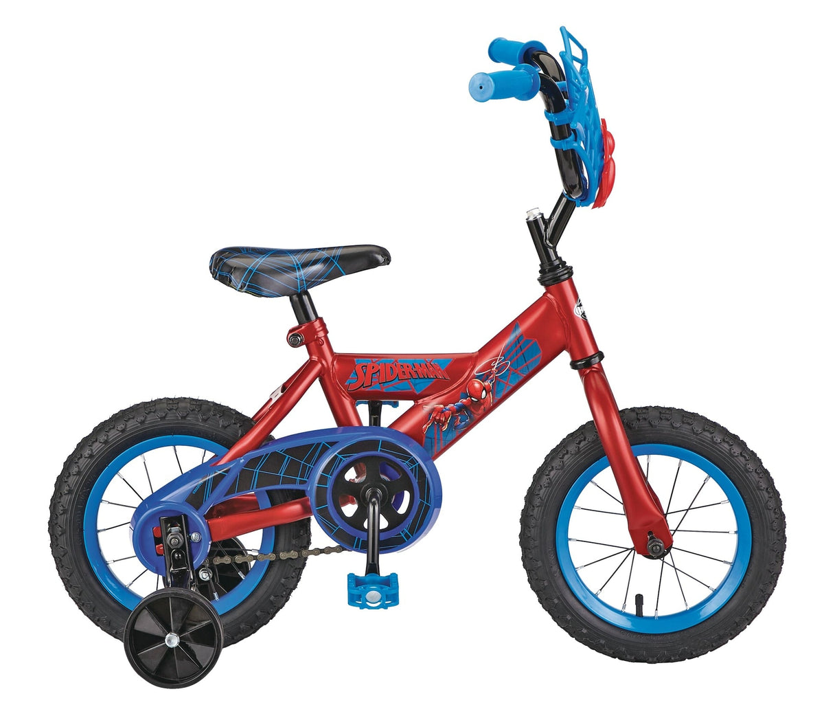 Marvel Spider-Man Kids' Bike 12-in Wheel, Red/Blue