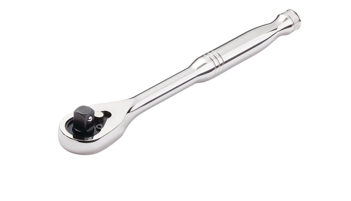 MAXIMUM 3/8-in Drive 90-Tooth Ratchet, CRV, Nickel-Chrome Plating, 8-in