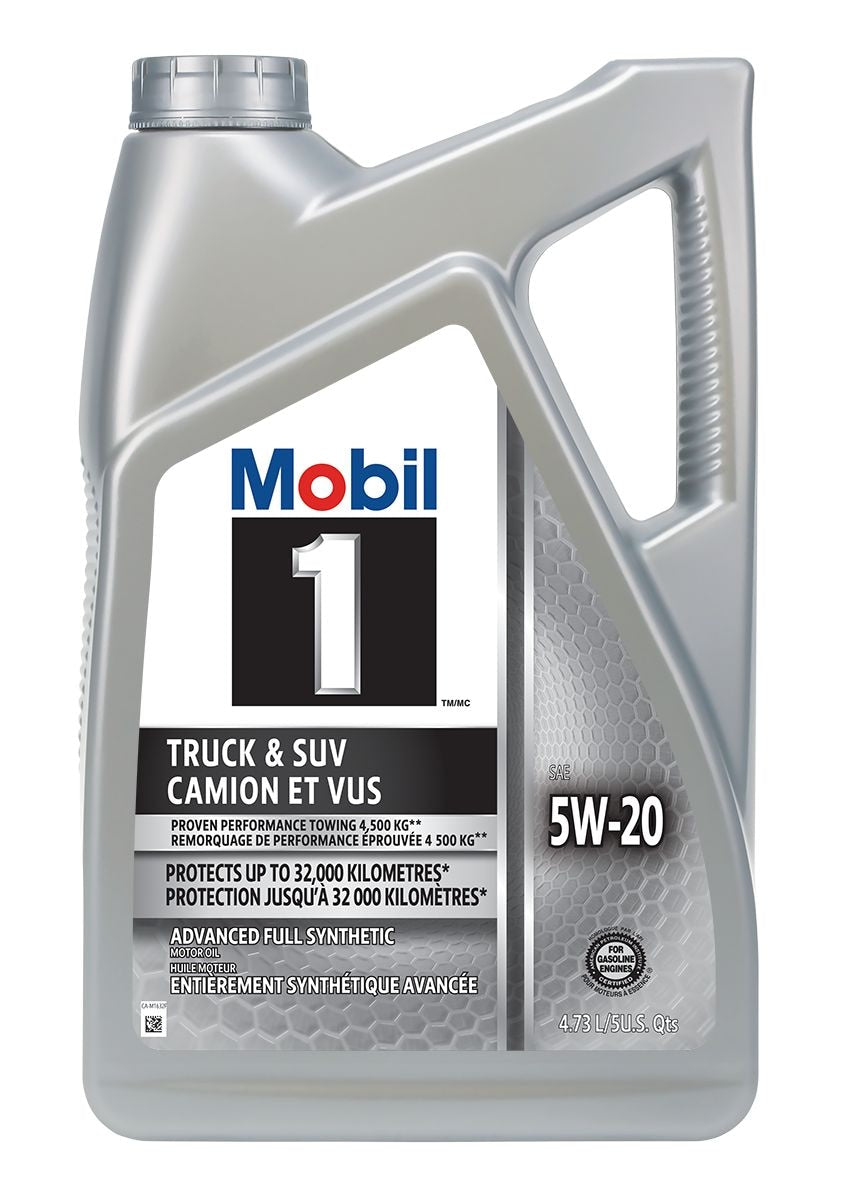 Mobil 1 Truck & SUV 5W20 Synthetic Engine/Motor Oil, 4.73-L