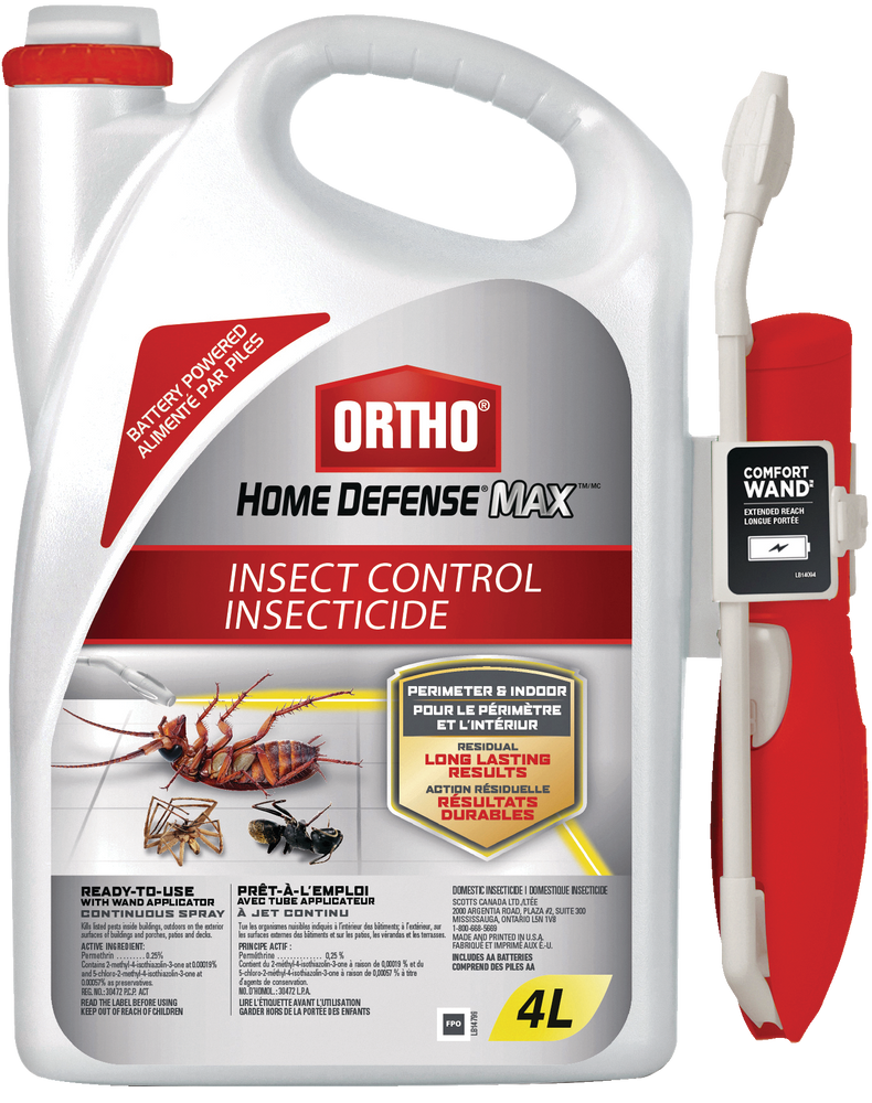 Ortho Home Defense MAX Perimeter & Indoor Liquid Ready-to-Use Insect Control, Insecticide, 4-L