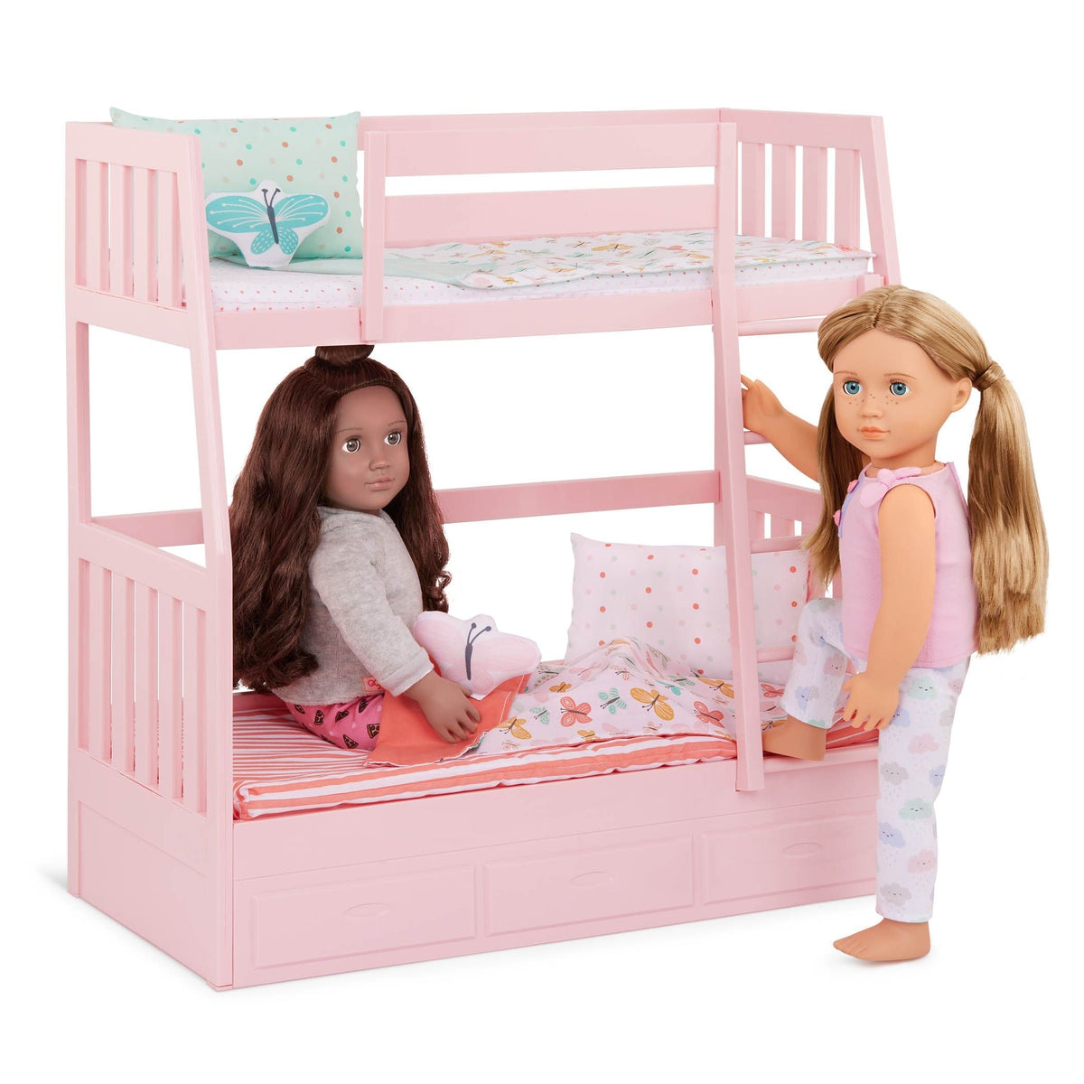 Our Generation Toy Bunk Bed Playset with Accessories for Ages 3+