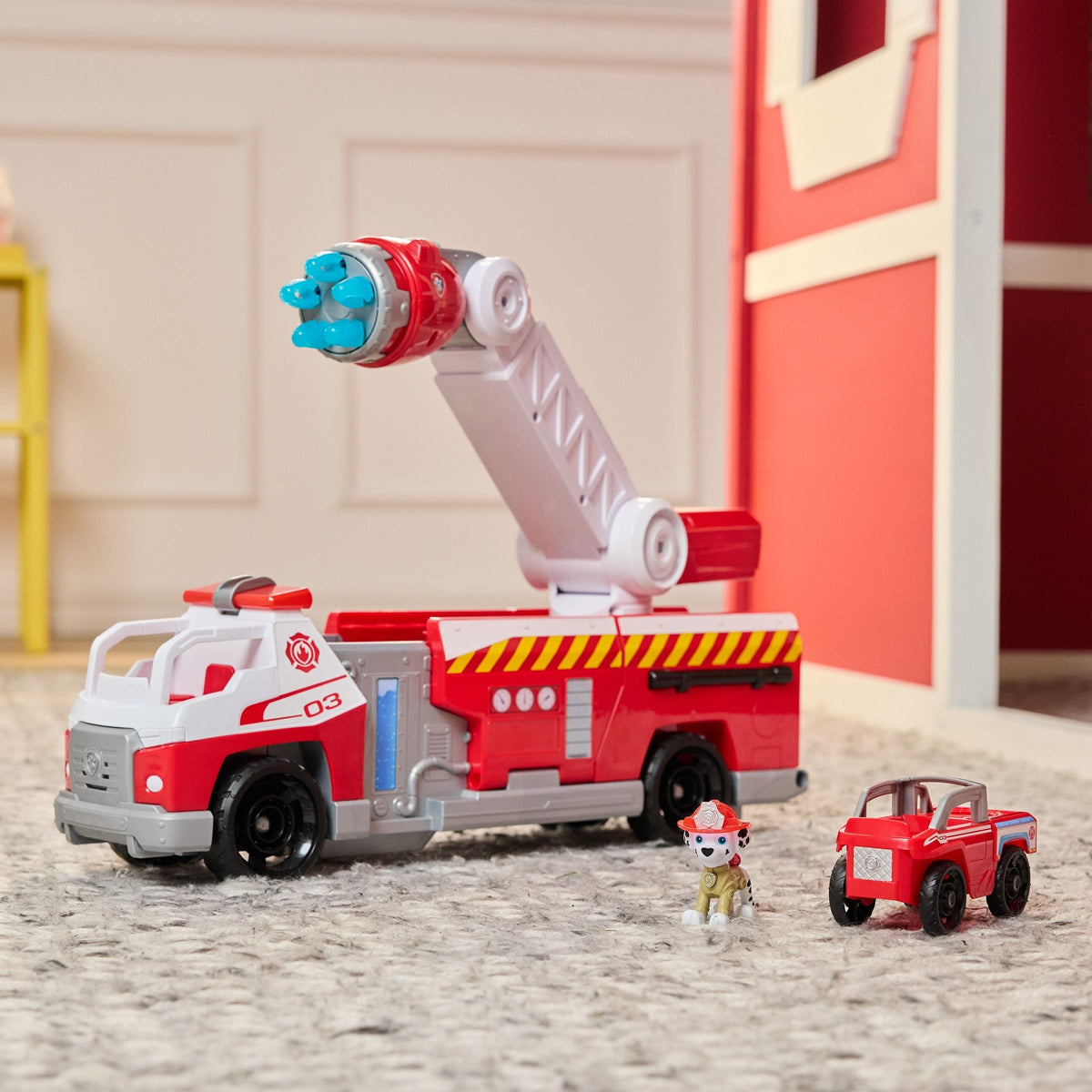 Paw Patrol Fire Rescue Deluxe Playset for Ages 3+, 14-pc