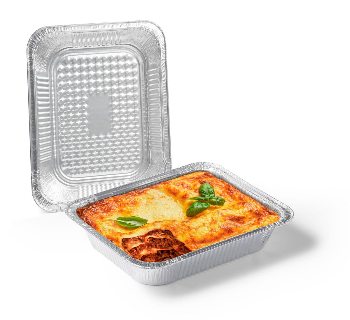 Starfrit Disposable Freezer Safe Aluminum Lasagna Pan, 5-pk