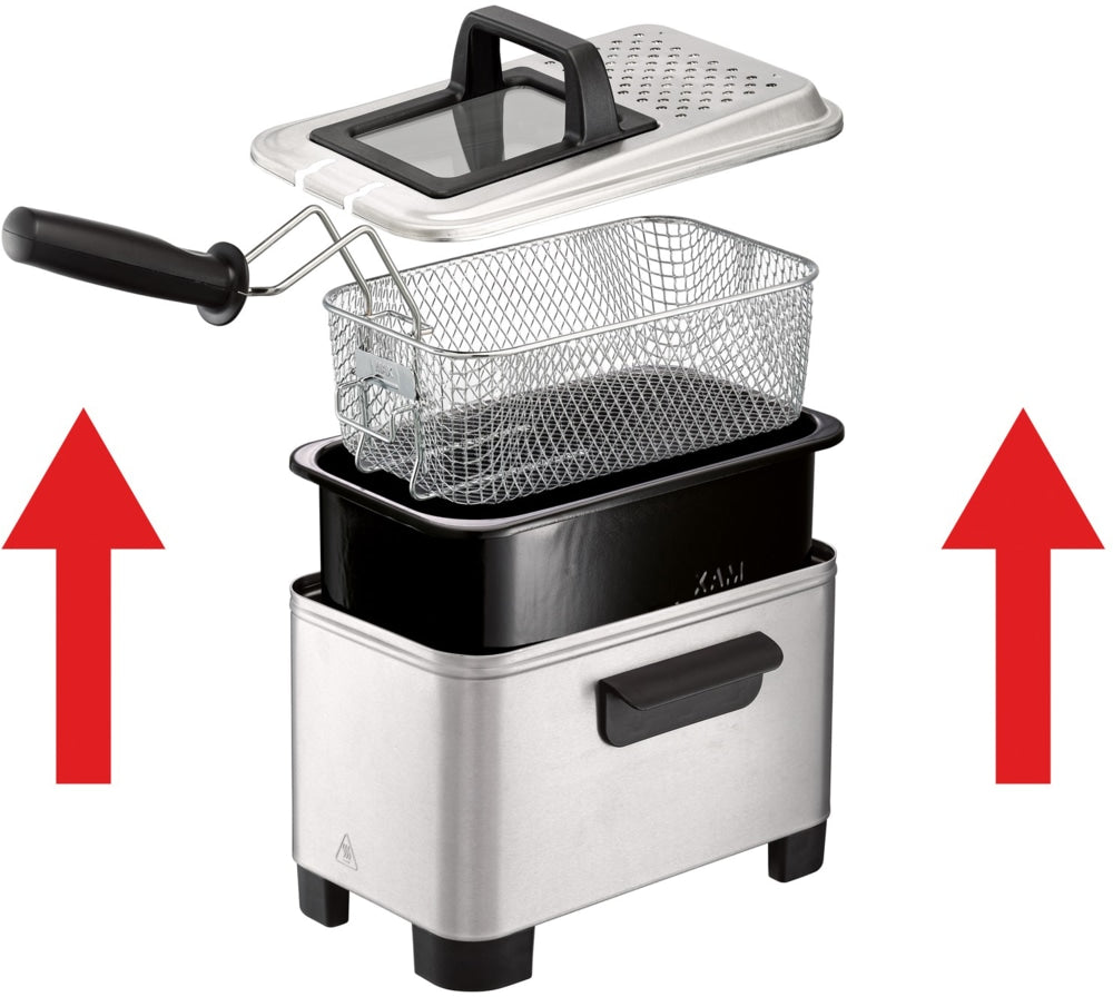 T-fal Easy Pro Deep Fryer, Stainless Steel, 3L