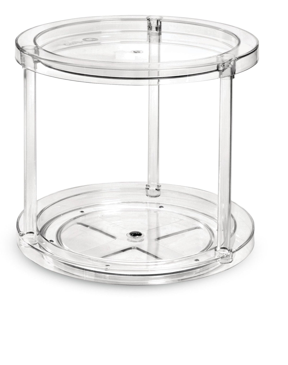 The Home Edit by iDESIGN Clear 2-Tier Rotating Turntable Organizer