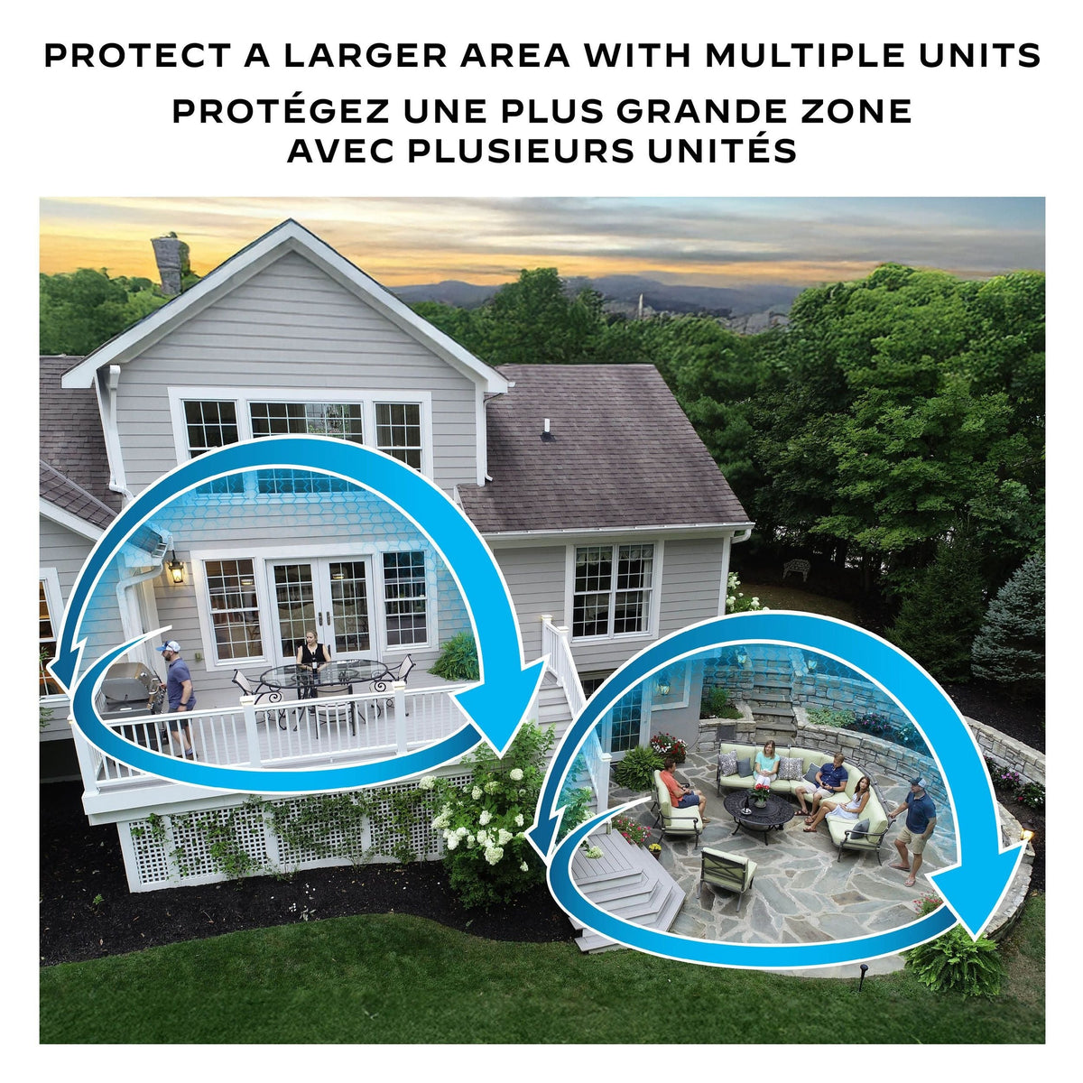 Thermacell E-ZoneGuard Patio+ Rechargeable Mosquito Repeller with 36-Hr Refill and 6.5-Hr Battery