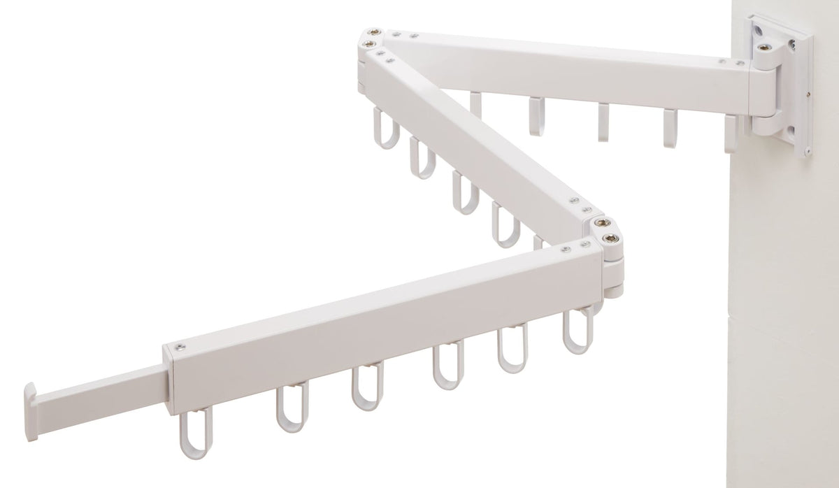 Type A Wall Mounted Tri-Fold Adjustable Drying Rack