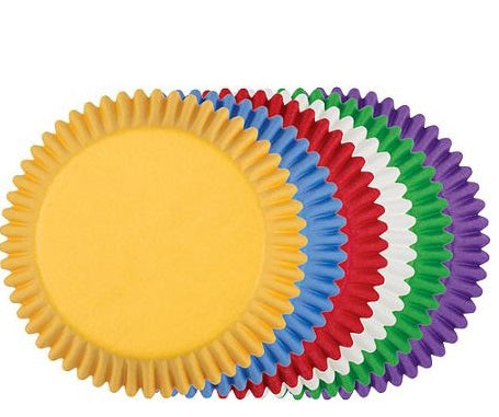 Wilton Paper Baking Cups, Rainbow, 2-in, 150-pk