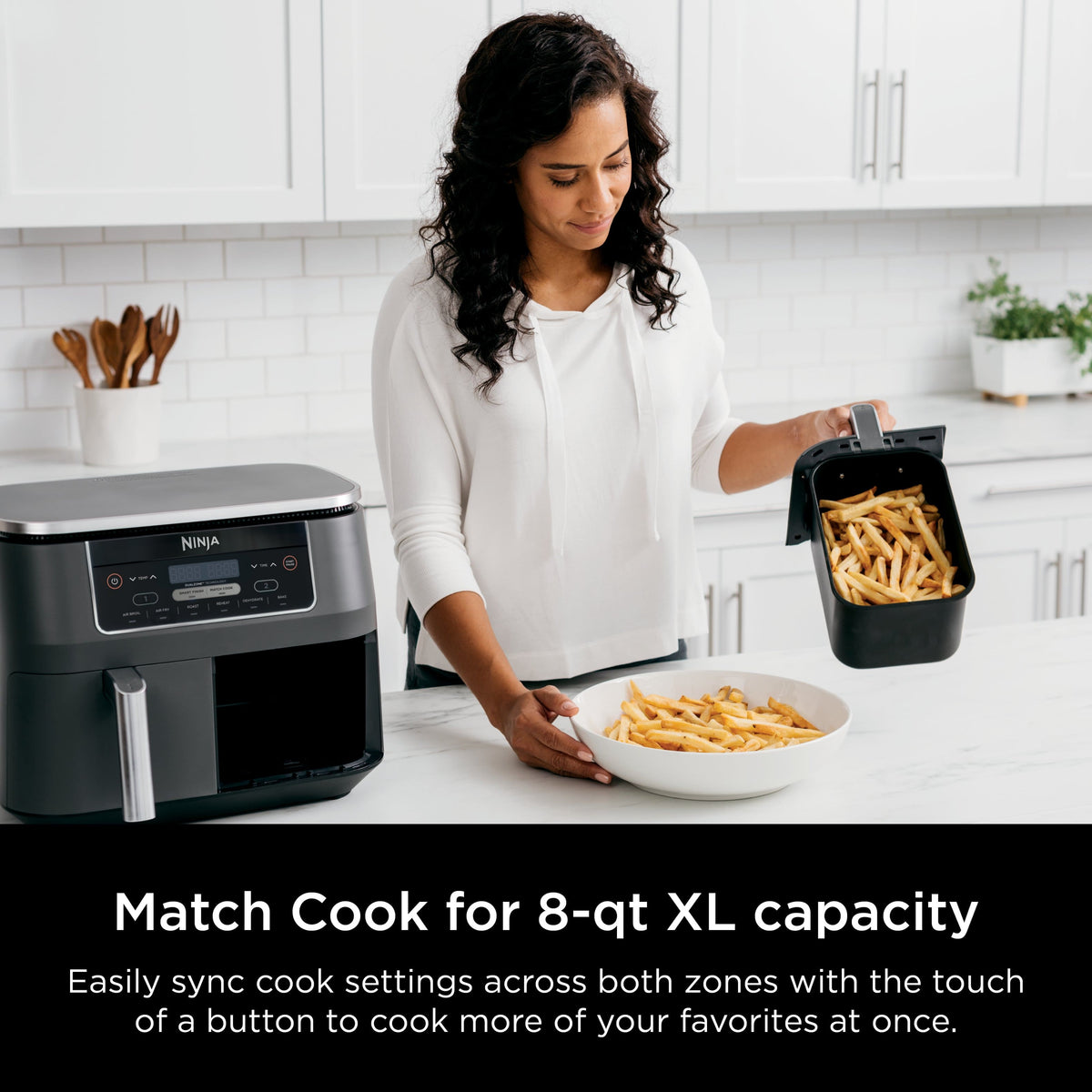 Ninja Foodi DualZone 6-in-1 8-Qt Air Fryer – Black