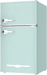 Frigidaire Retro Mini Fridge with Freezer & Side Bottle Opener-Small 2 Door Refrigerator for Office Bar or College Dorm Room-3.1 Cu Ft – 19”"D x 20.5" W x 33.5" H