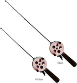 Ponds Pole Outdoor Sport Fishing Winter Ice Fishing Rod Mini Accessories for Outdoor Fishing Portable Supply (Size : 52CM)