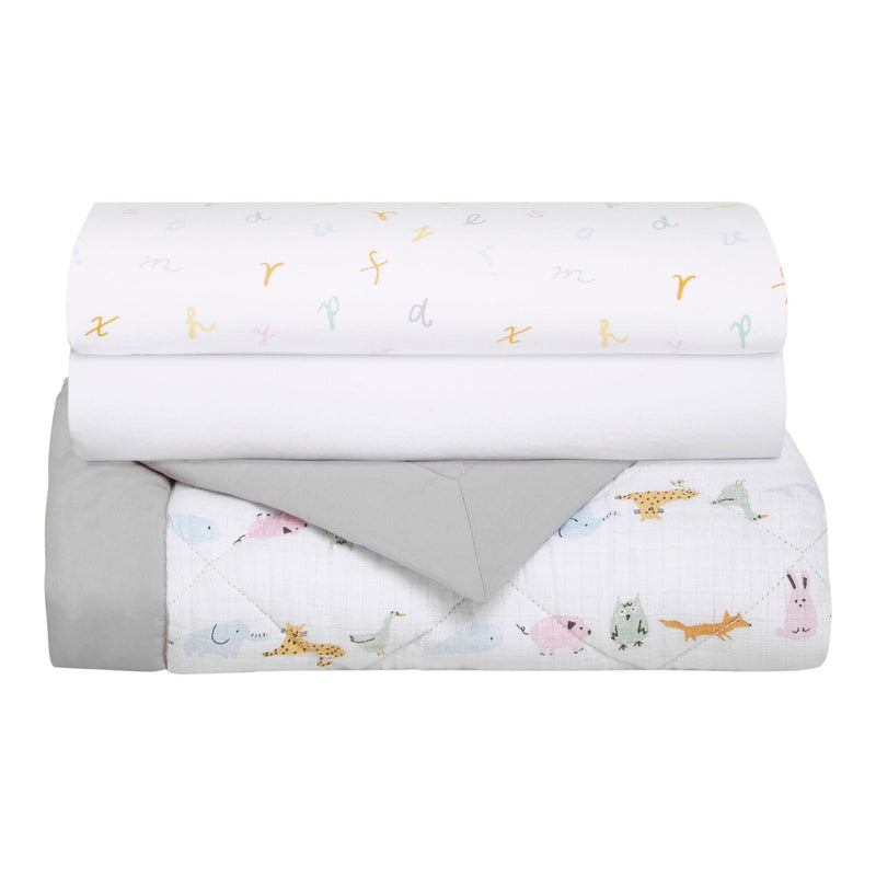 Aden + Anais Alphabet Animals Bedding Set, 3-pc K4