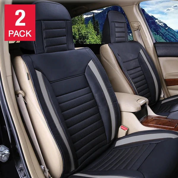 Alpena Grey Ultimate Universal Fit Luxury Seat Cover, 2-pack X9