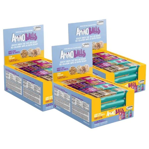 Amino Balls Vegan Protein Variety Pack, 36 x 40 g T2