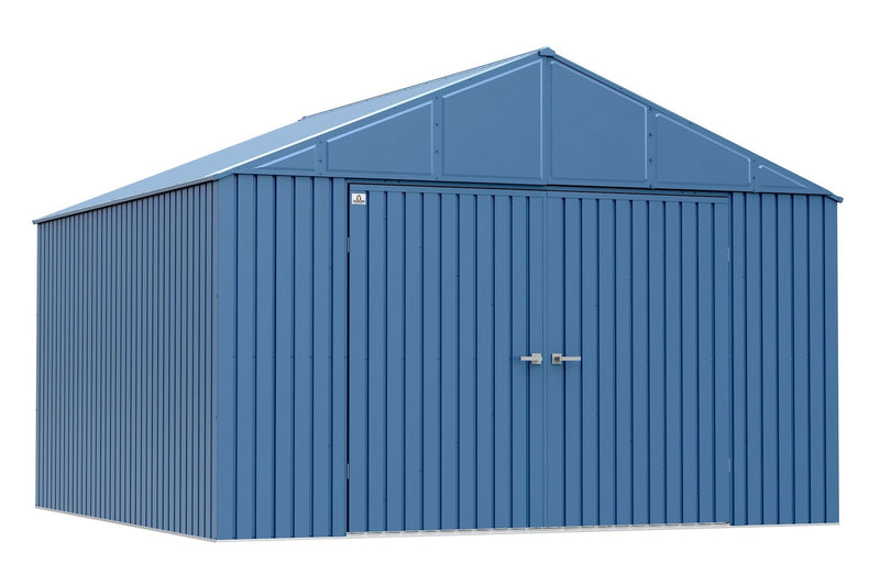 Arrow Elite 14x12-ft Anthracite Corrosion-Resistant Steel Shed T1
