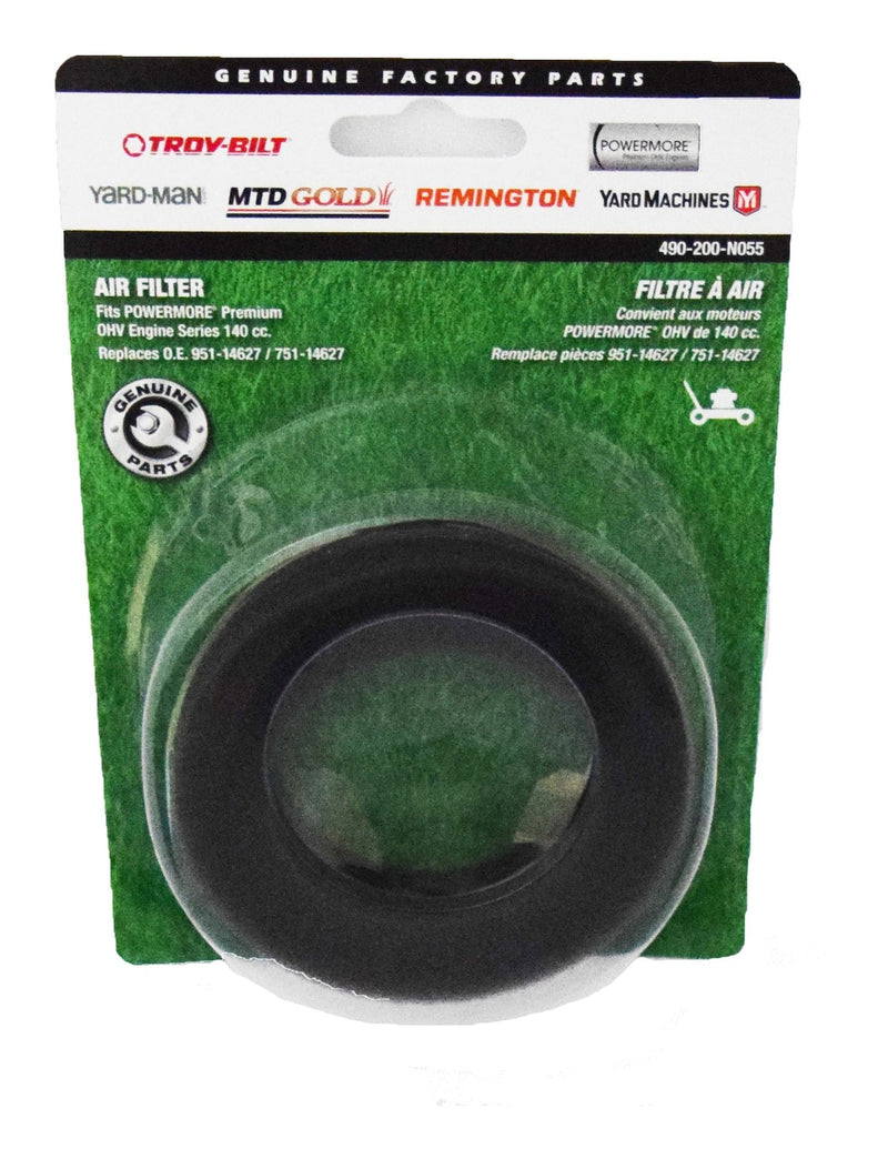 Atlas MTD Lawn Tractor Replacement Foam Air Filter for Powermore 140cc Engines G4