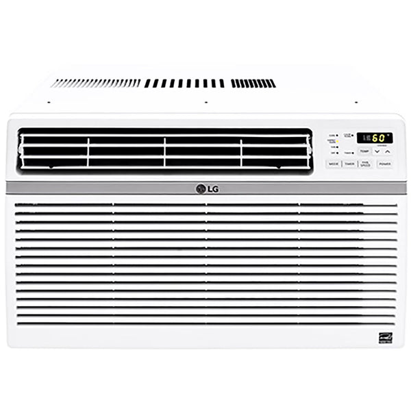 LG 8,000 BTU 340 Sq ft Window Air Conditioner with Remote Control, White, LW8016ER L8