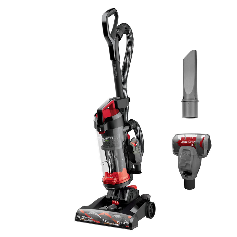 BISSELL Power Lifter Swivel Pet Lightweight Bagless Upright Corded Vacuum Cleaner W3