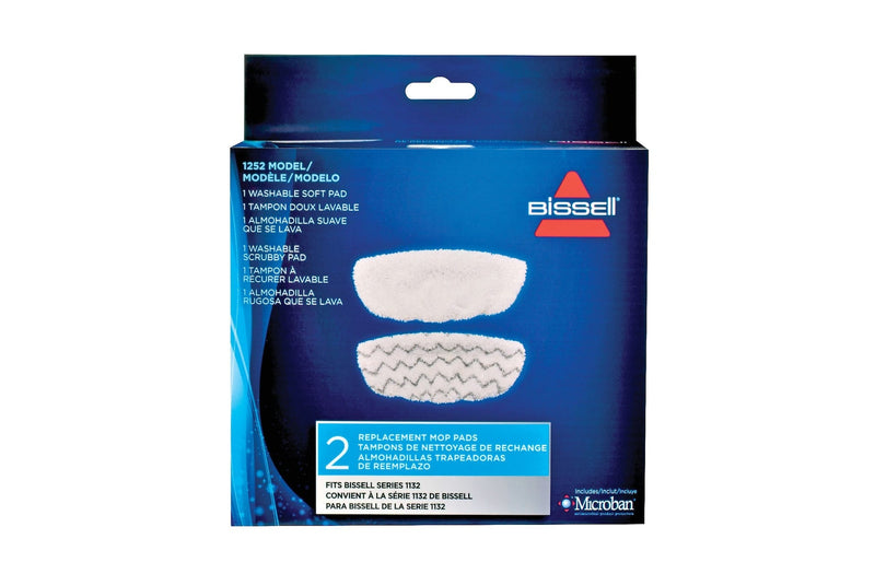 Bissell Symphony Replacement Steam Mop Pads, 2-pk G5