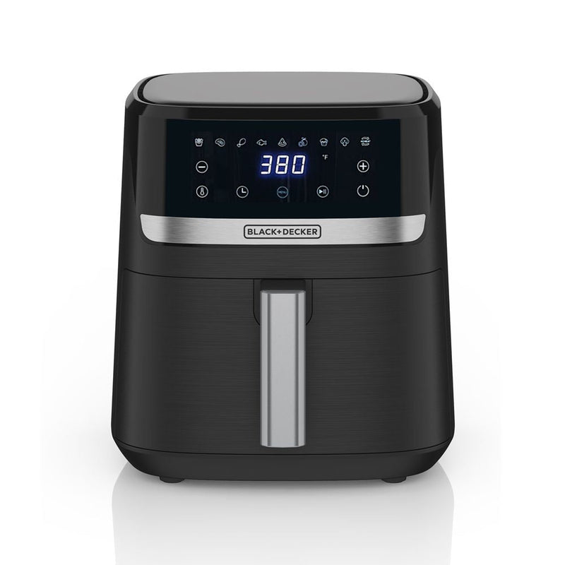 Black & Decker 8-in-1 Digital Air Fryer with Non-Stick Cooking Basket, 6-qt K1