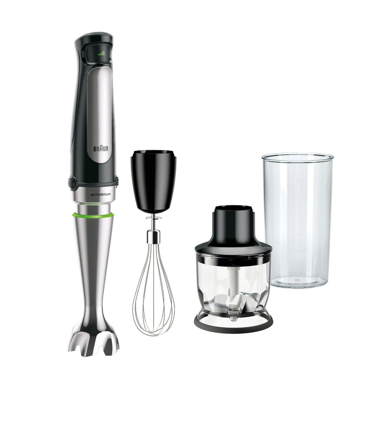Braun Hand Blender & 1.5-Cup Food Processor with Whisk and Beaker A6