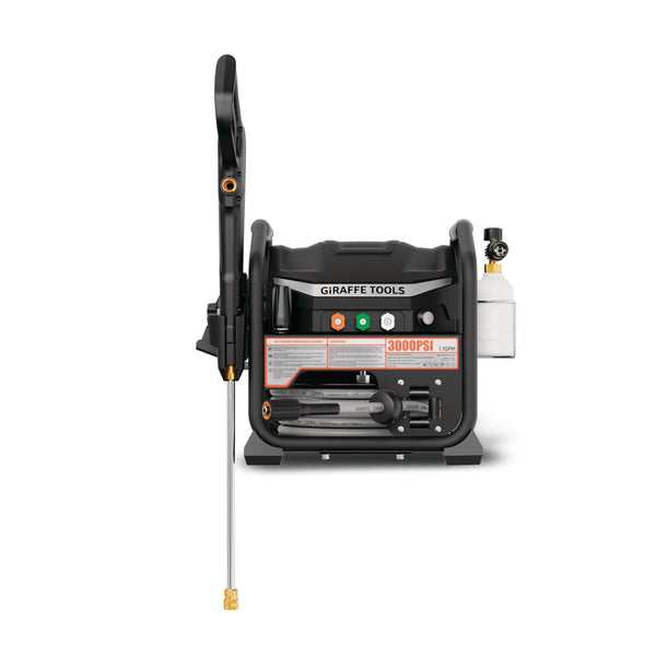 Brushless Electrical Pressure Washer 3000 PSI, with 50 ft retractable hose T7