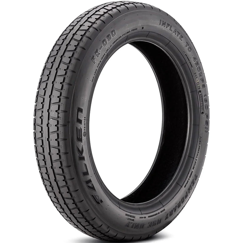 Falken FK-090 T125/70D17 98M Temporary Spare Tire -- Compact Emergency Replacement Tire M6