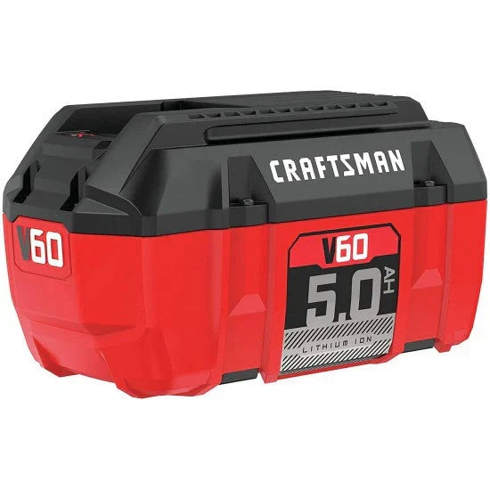 CRAFTSMAN V60 Battery, 5.0 Ah Lithium Ion (CMCB6050) N5