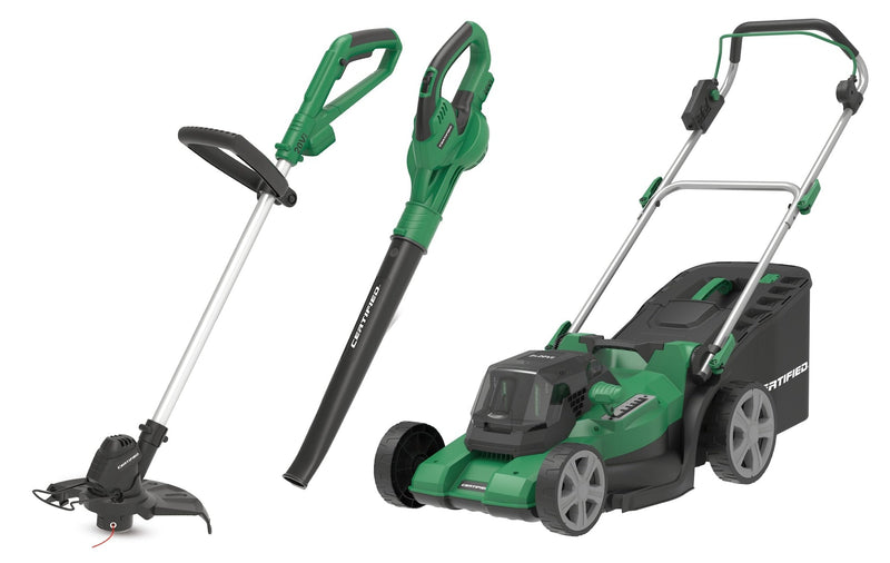 Certified Mower & Grass Trimmer Blower Combo, 17-in A7
