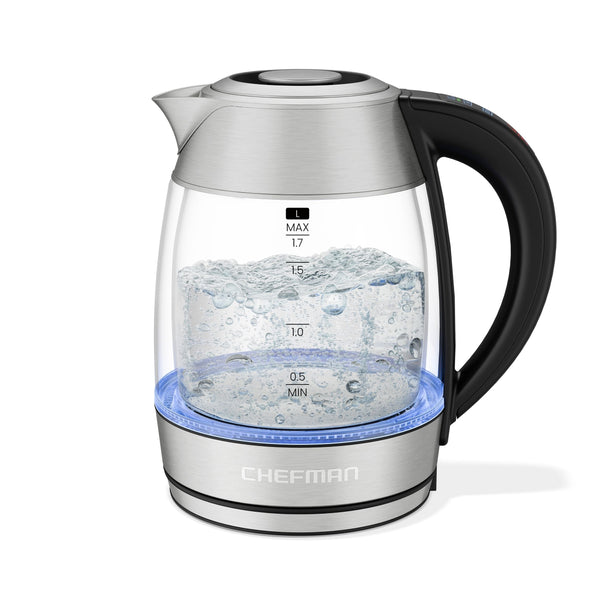 Chefman Custom-Temp 1.5L Digital Double Glass Kettle Q1