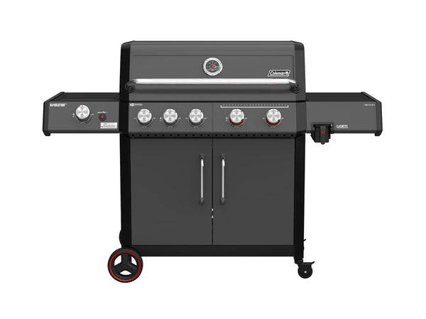 Coleman Revolution II 5-Burner Grill and Griddle Combo LP Gas BBQ Y1
