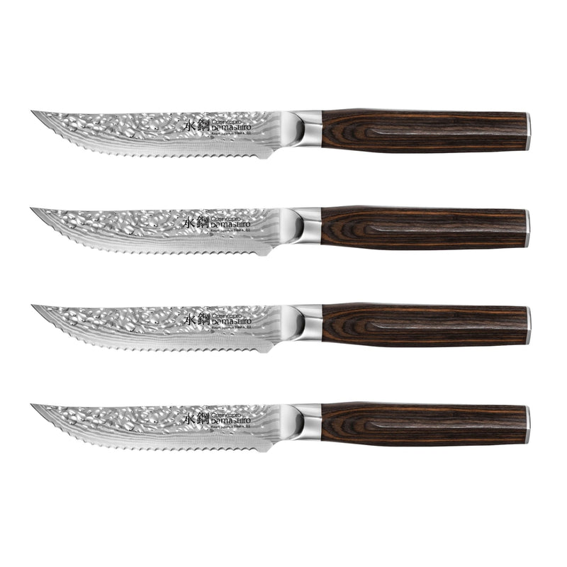 CUISINE:: PRO DAMASHIRO EMPEROR STEAK KNIFE SET/4 C6