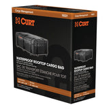 CURT 18221 Weather-Resistant Vinyl Roof Top Cargo Bag, Black, 59 x 34 x 21-in