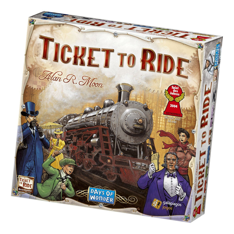 Days Of Wonder Ticket To Ride, Railway Train Adventure Family Board Game Set, Ages 7+ V3