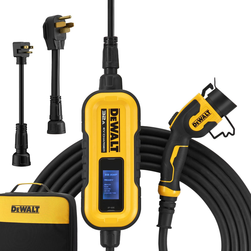 DeWalt 32A Level 1 & 2 NEMA 5-15 & 14-50 J1772 EV Charger E2