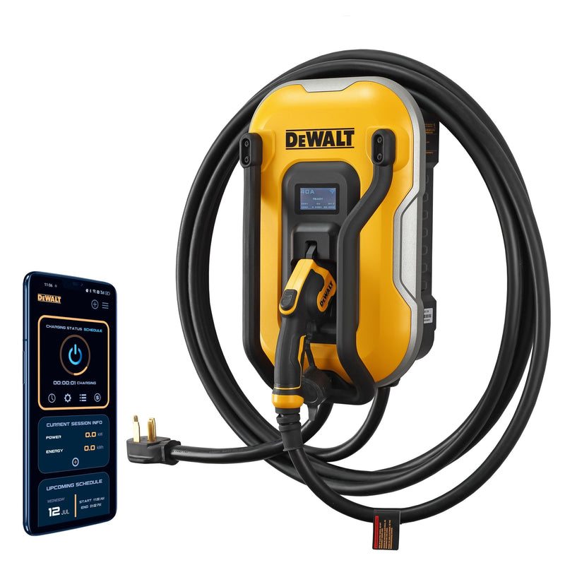 DeWalt 40A Wi-Fi Level 2 NEMA 14-50 J1772 EV Charger G6