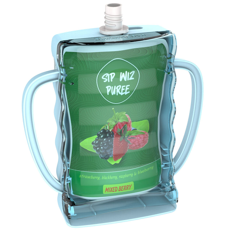 Dinner Active Sip Wiz Squeeze-Proof Holder, Blue F8