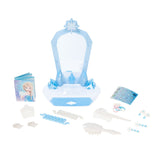 Disney Frozen Elsa's Icy Magic Vanity Tabletop Playset with Sounds & Hair Accessories, Kids Ages 3+