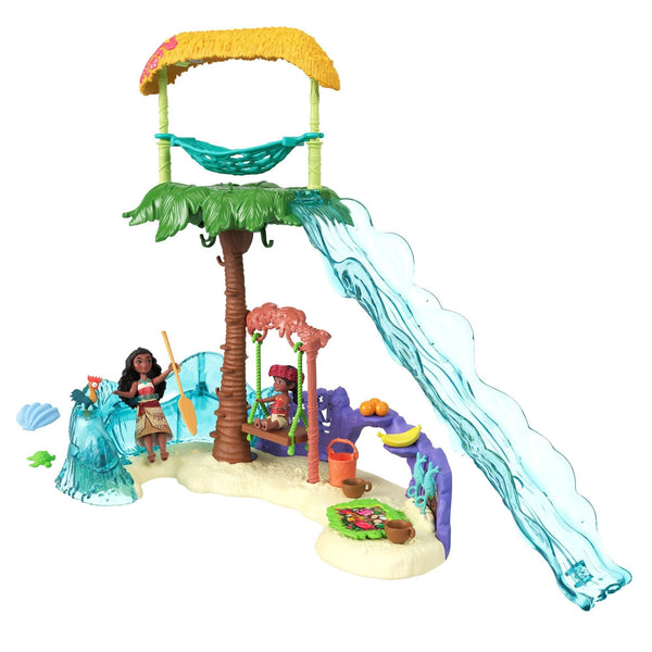 Disney Princess Moana's Island 5-Area Adventure Playset for Ages 4+ Q3