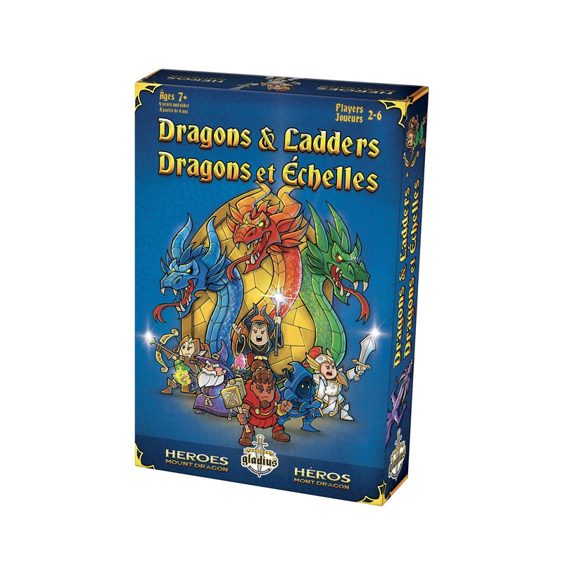 Dragons & Ladders Family Board Game, Bilingual, Ages 7+ T6