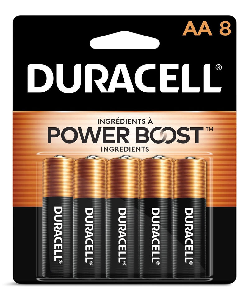 Duracell Coppertop AA Alkaline Batteries, All Purpose, 8-pk Y2