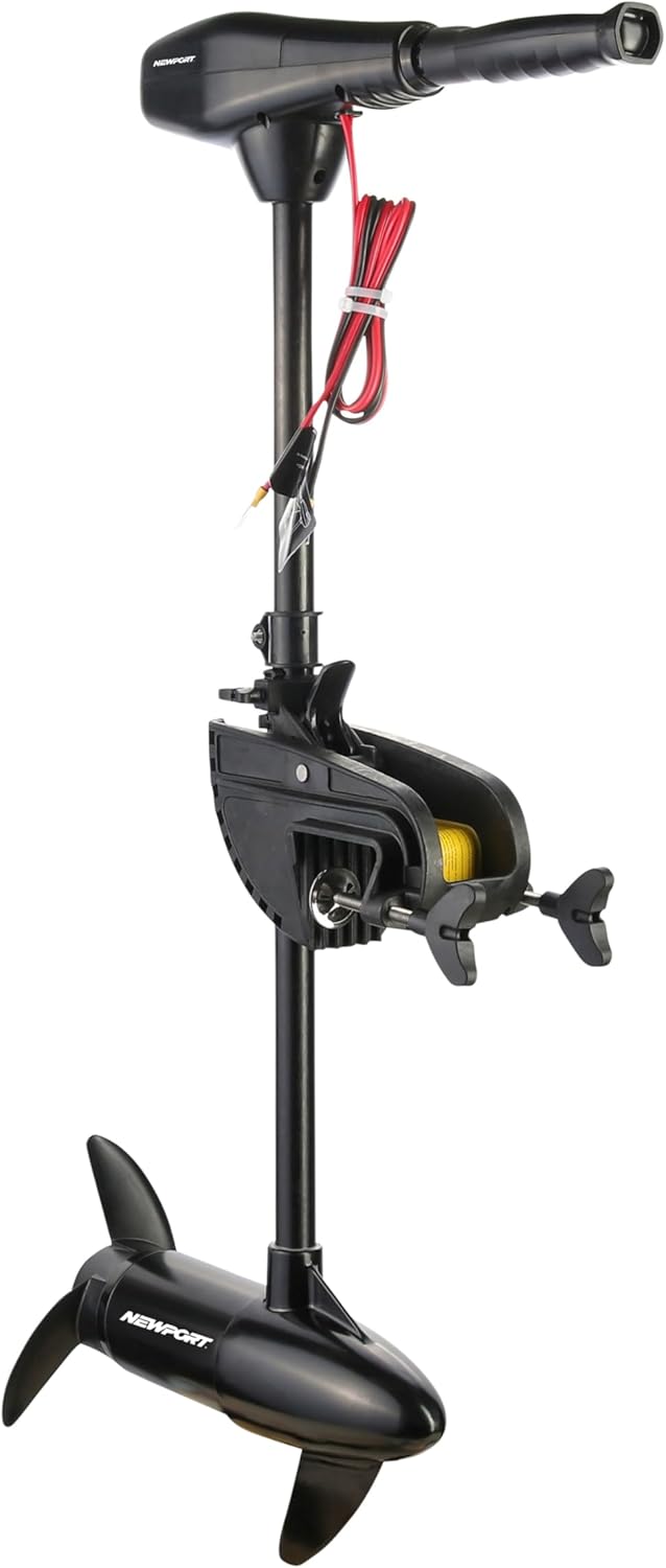 Series 46lb Thrust Saltwater Transom Mounted Trolling Electric Trolling Motor w/ LED Battery Indicator & 30" Shaft U2