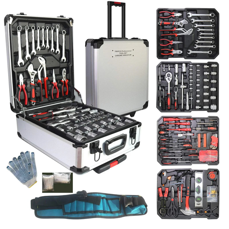 799pcs Aluminum Trolley Household Fathers X5