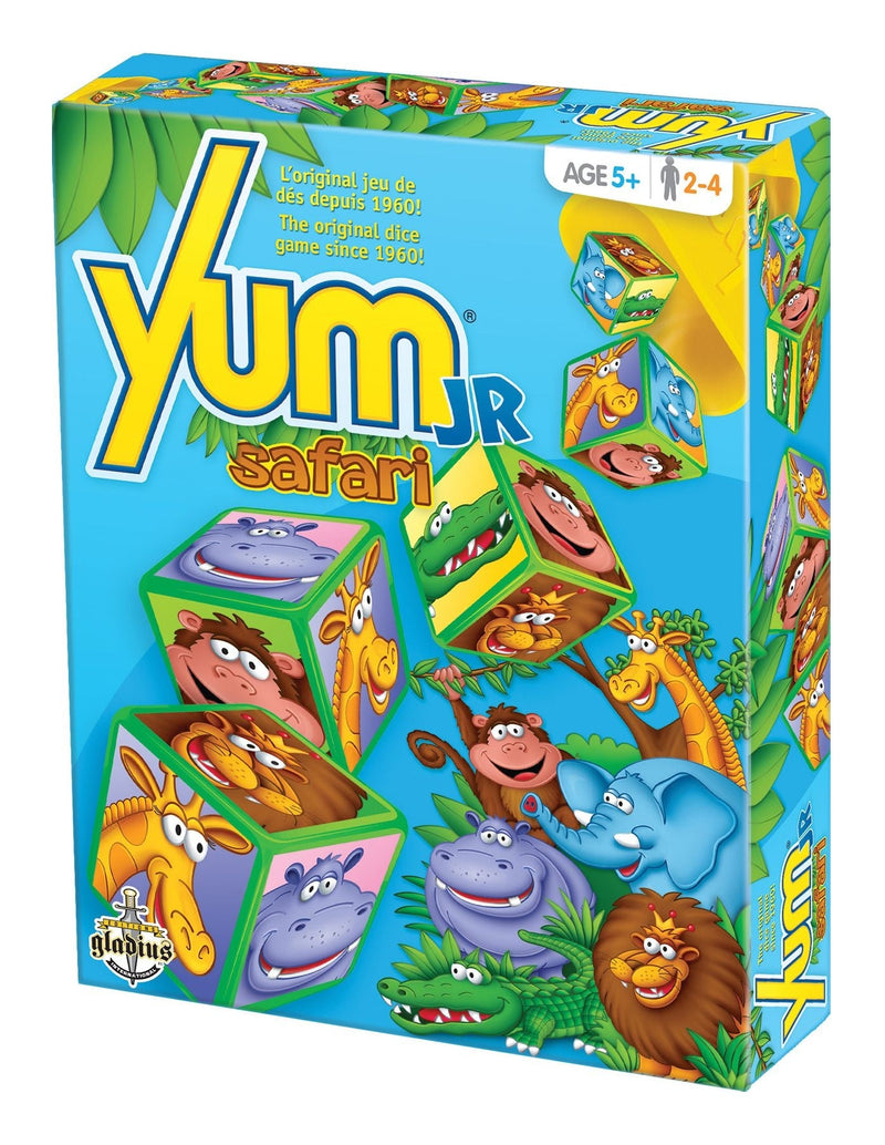 Editions Gladius Yum Jr. Safari Animal Dice Game Set for Kids, Ages 5+ Q5