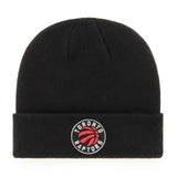 Fan Favorite NBA Toronto Raptors Mass Freeze Knit Cuffed Toque with Embroidered Logo, Black