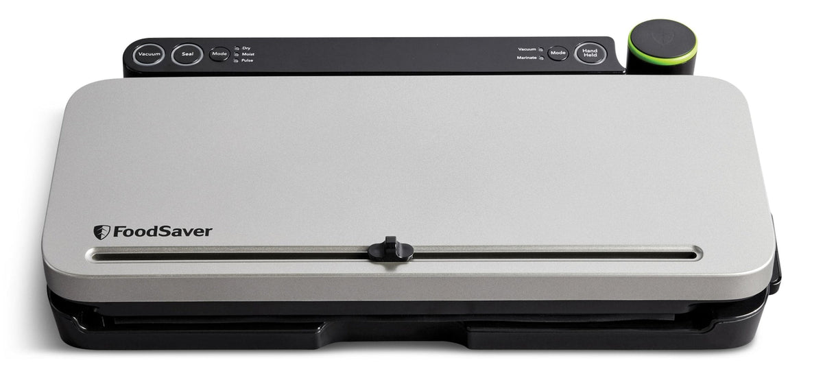 FoodSaver Vacuum Sealer & Food Preservation System, with Zipper Bags & Seal Rolls, Satin