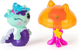 Gabby's Dollhouse: The Movie, MerCat & Kitty Jellyfish, Toy Figures with 2 Accessories, Ages 3+